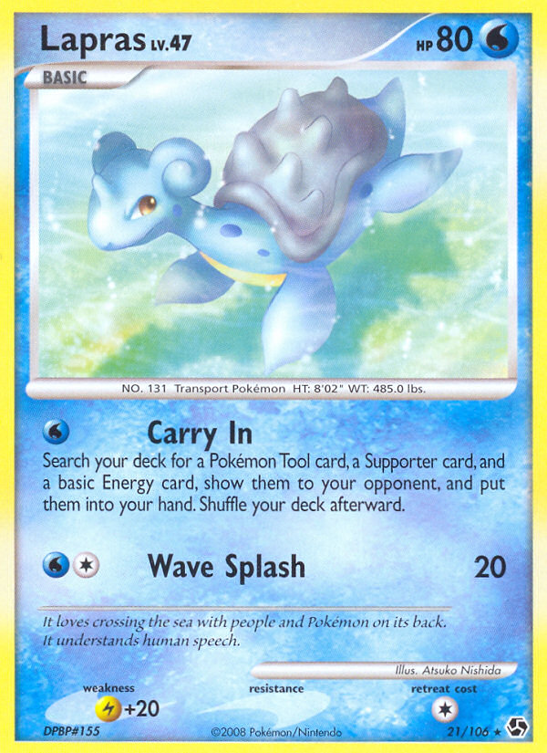 Lapras (21/106) [Diamond & Pearl: Great Encounters] | Game Haven TX
