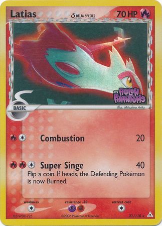 Latias (21/110) (Delta Species) (Stamped) [EX: Holon Phantoms] | Game Haven TX