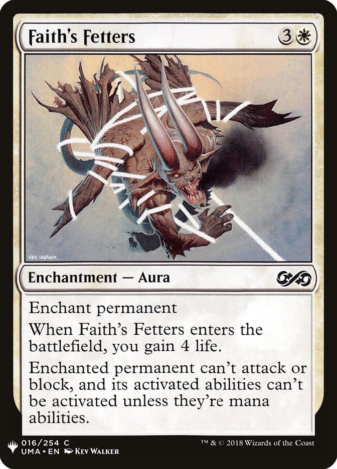 Faith's Fetters [Mystery Booster] | Game Haven TX