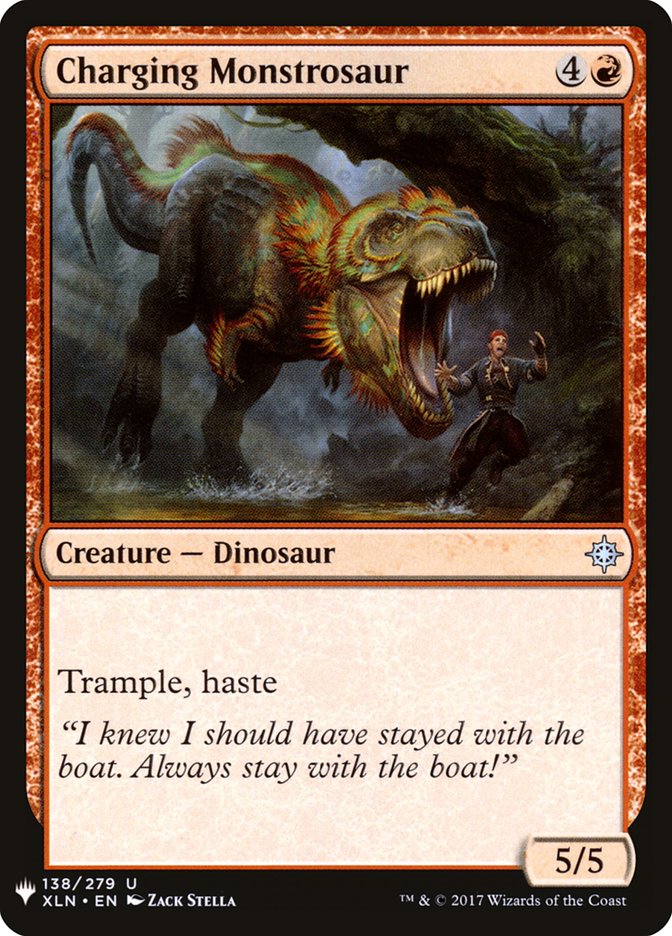 Charging Monstrosaur [Mystery Booster] | Game Haven TX
