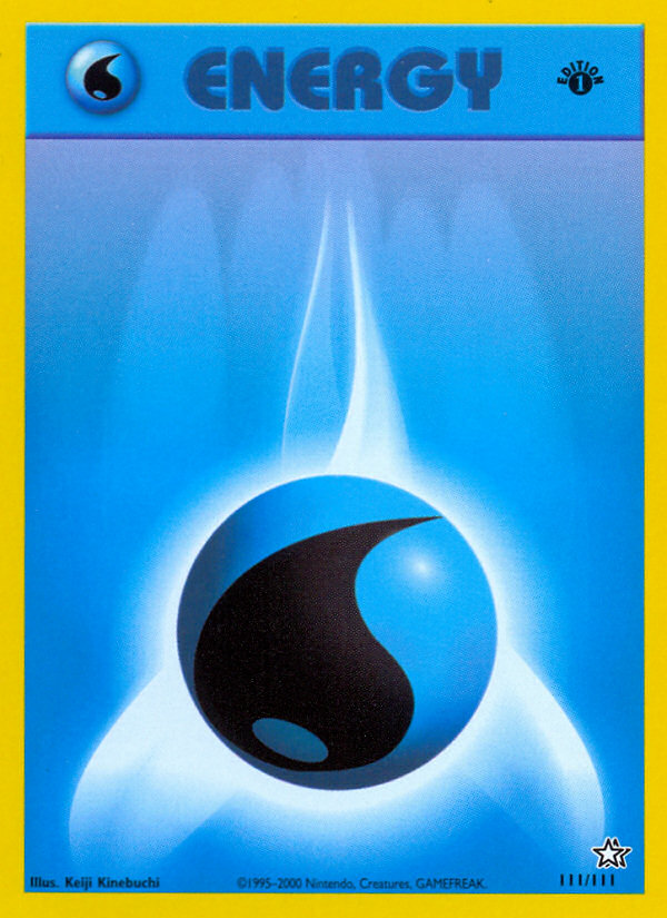 Water Energy (111/111) [Neo Genesis 1st Edition] | Game Haven TX