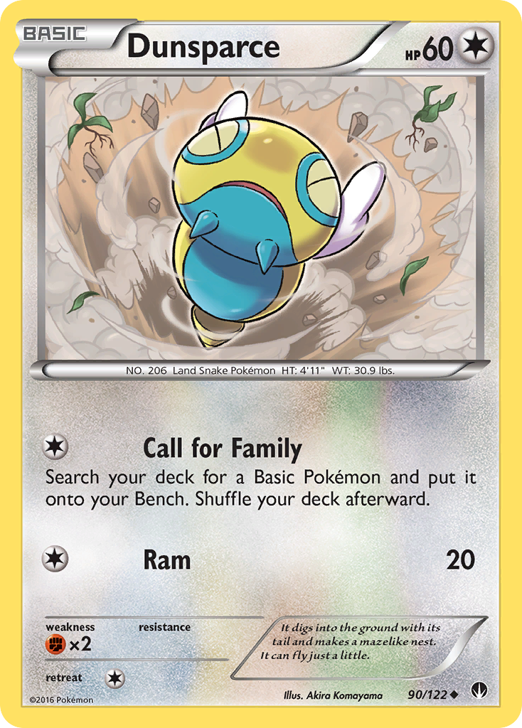 Dunsparce (90/122) [XY: BREAKpoint] | Game Haven TX