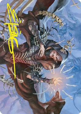 Valentin, Dean of the Vein Art Card (Gold-Stamped Signature) [Strixhaven: School of Mages Art Series] | Game Haven TX