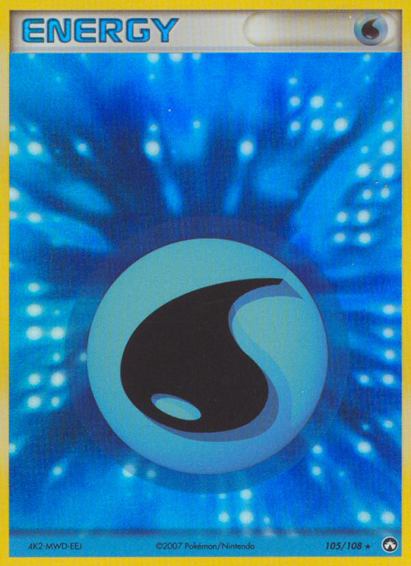 Water Energy (105/108) [EX: Power Keepers] | Game Haven TX