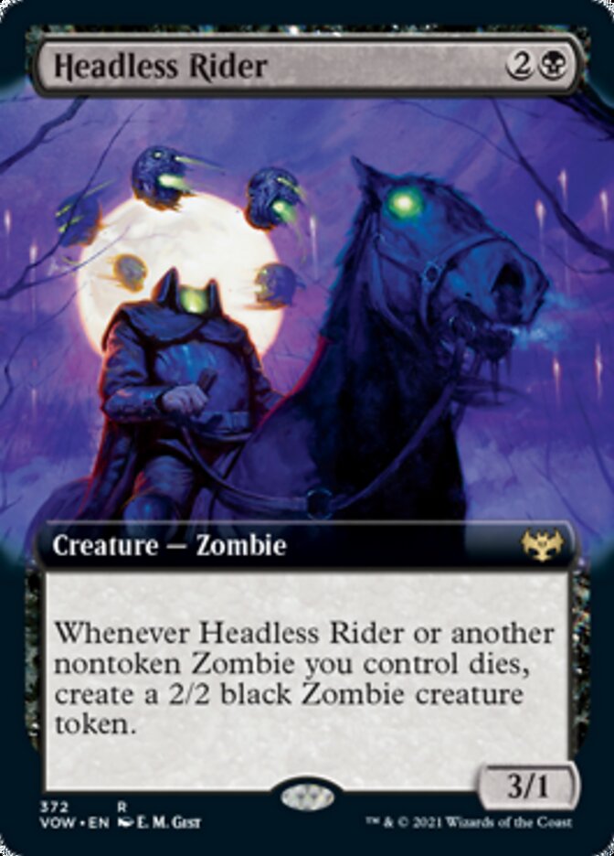 Headless Rider (Extended) [Innistrad: Crimson Vow] | Game Haven TX