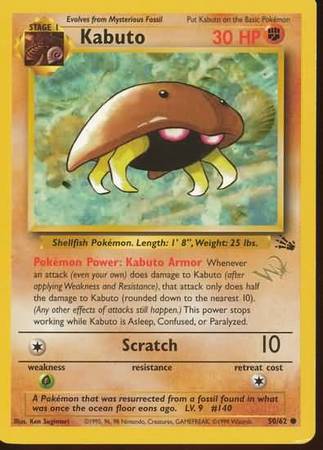 Kabuto (50/62) (W Stamped Promo) [Fossil Unlimited] | Game Haven TX