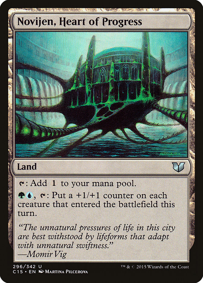 Novijen, Heart of Progress [Commander 2015] | Game Haven TX