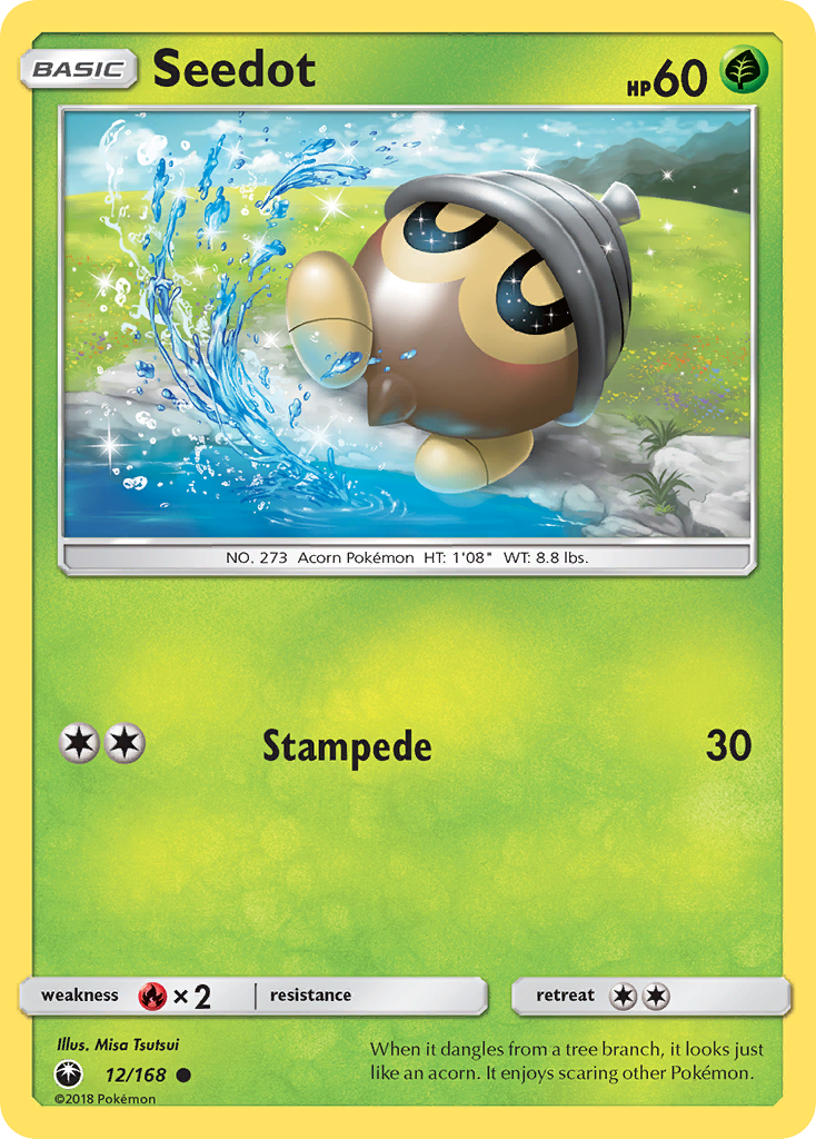 Seedot (12/168) [Sun & Moon: Celestial Storm] | Game Haven TX