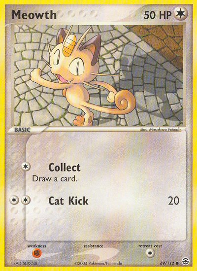 Meowth (69/112) [EX: FireRed & LeafGreen] | Game Haven TX