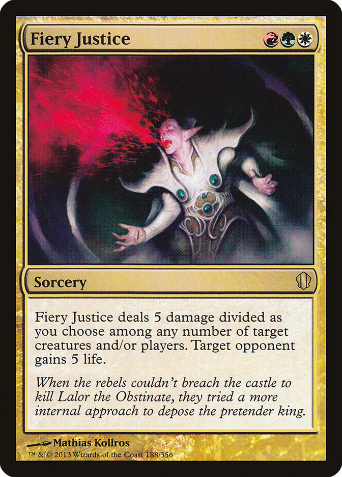Fiery Justice [Commander 2013] | Game Haven TX