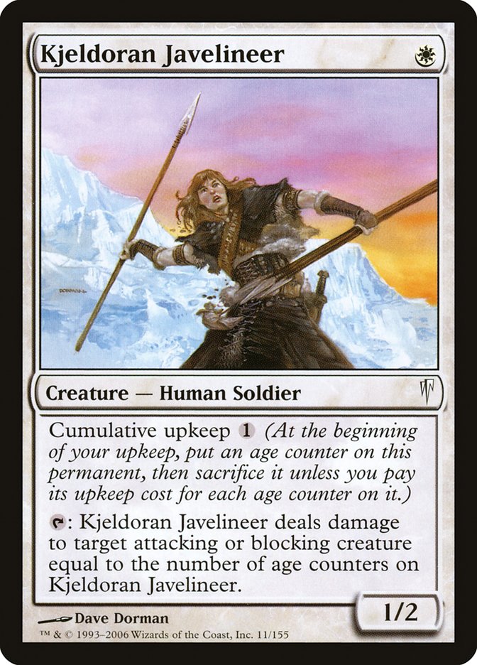 Kjeldoran Javelineer [Coldsnap] | Game Haven TX