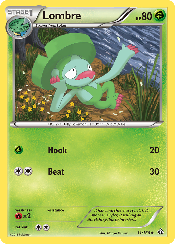 Lombre (11/160) [XY: Primal Clash] | Game Haven TX