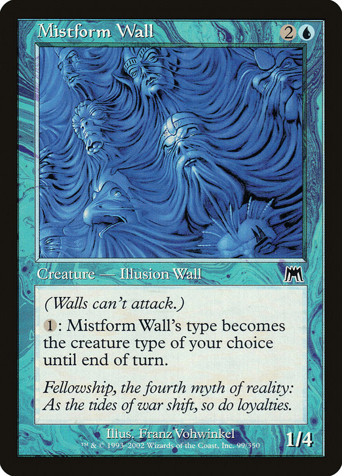 Mistform Wall [Onslaught] | Game Haven TX