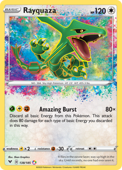 Rayquaza (138/185) [Sword & Shield: Vivid Voltage] | Game Haven TX