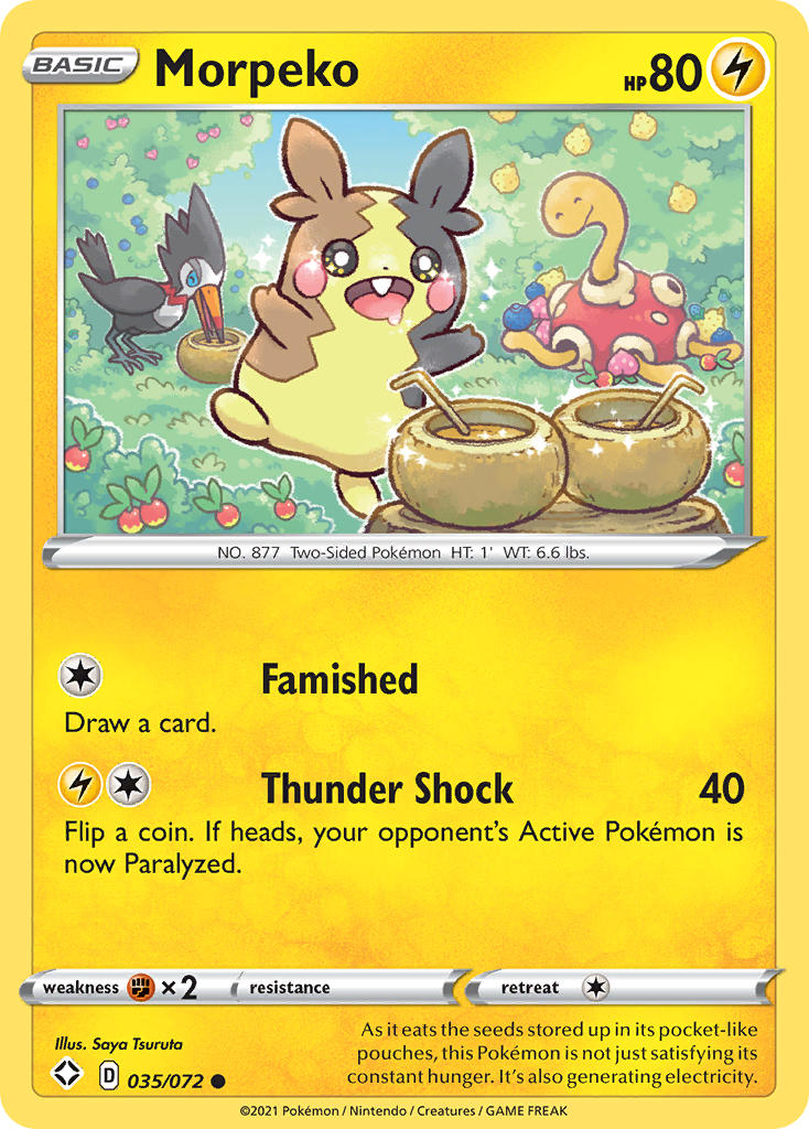 Morpeko (035/072) [Sword & Shield: Shining Fates] | Game Haven TX