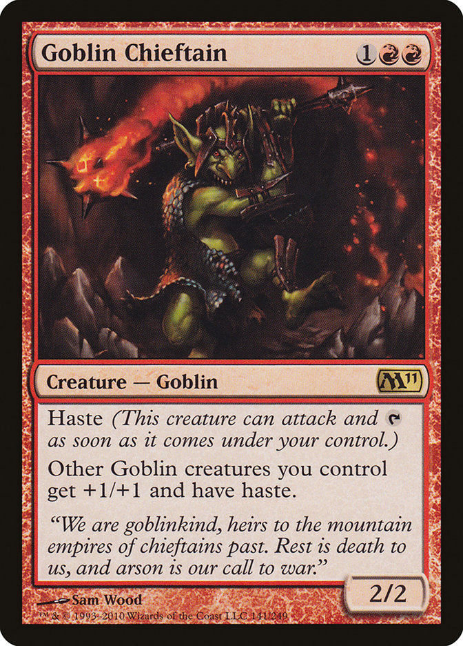 Goblin Chieftain [Magic 2011] | Game Haven TX