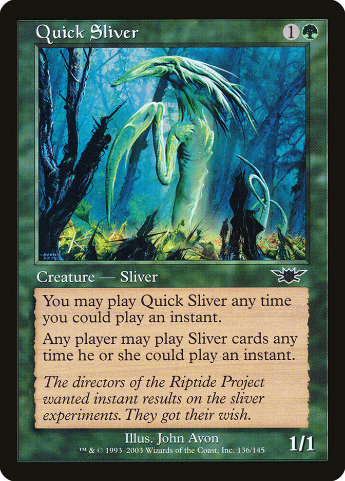 Quick Sliver [Legions] | Game Haven TX