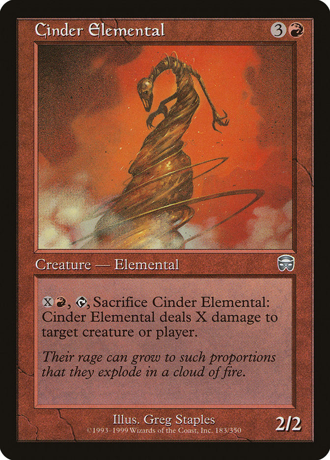 Cinder Elemental [Mercadian Masques] | Game Haven TX
