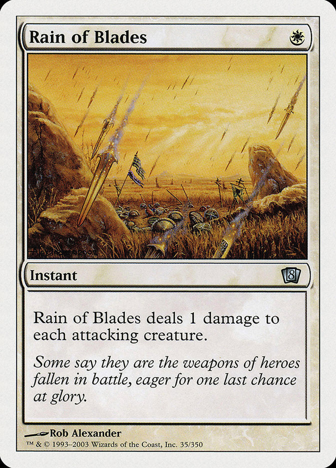 Rain of Blades [Eighth Edition] | Game Haven TX