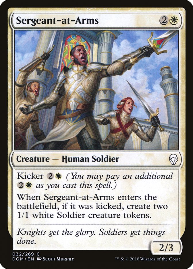 Sergeant-at-Arms [Dominaria] | Game Haven TX