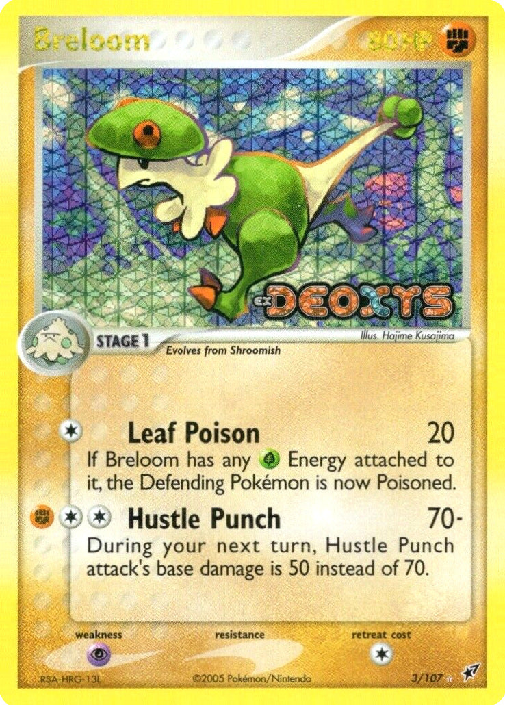 Breloom (3/107) (Stamped) [EX: Deoxys] | Game Haven TX