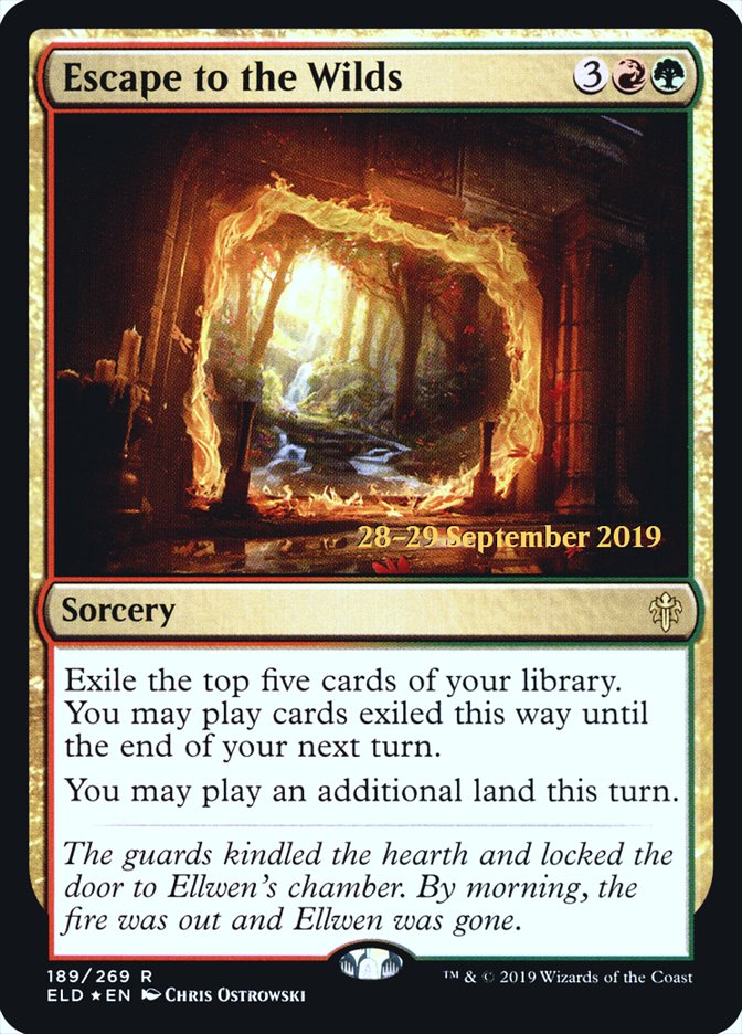 Escape to the Wilds [Throne of Eldraine Promos] | Game Haven TX