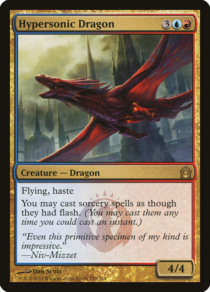Hypersonic Dragon [Return to Ravnica] | Game Haven TX