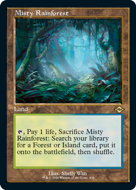 Misty Rainforest (Retro Etched Foil) [Modern Horizons 2] | Game Haven TX