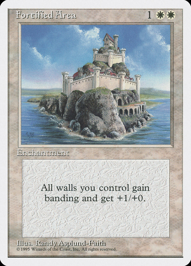 Fortified Area [Fourth Edition] | Game Haven TX