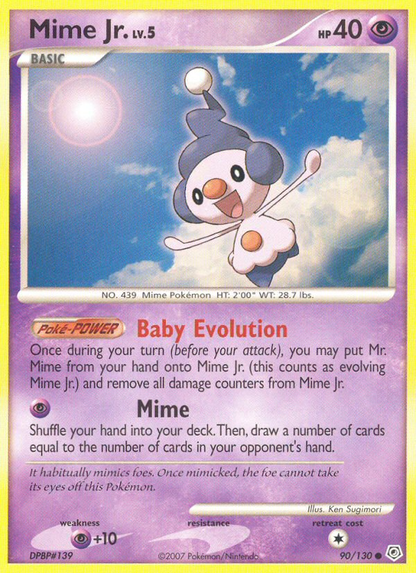 Mime Jr. (90/130) [Diamond & Pearl: Base Set] | Game Haven TX