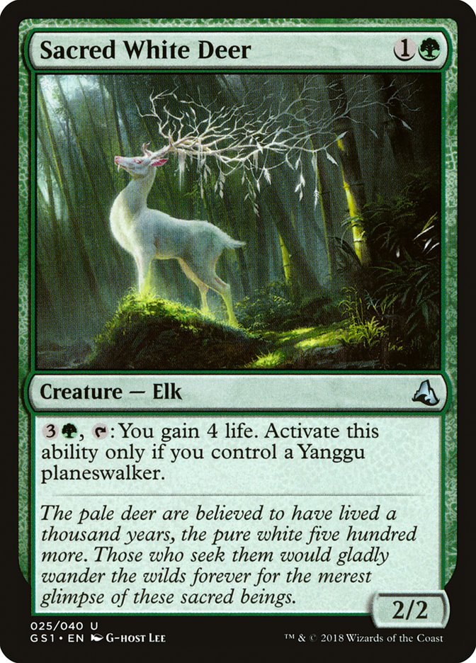 Sacred White Deer [Global Series Jiang Yanggu & Mu Yanling] | Game Haven TX