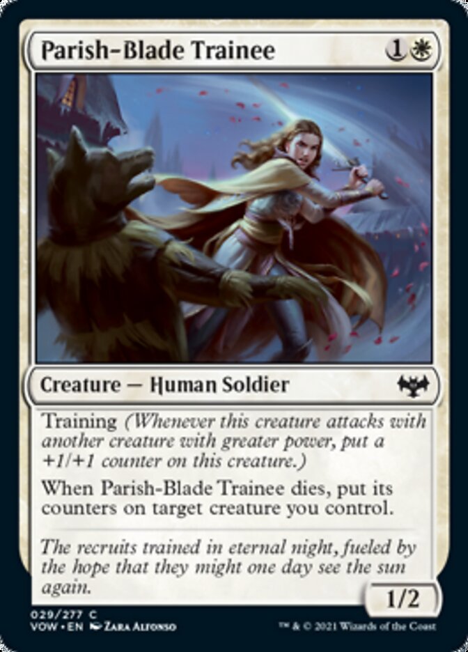 Parish-Blade Trainee [Innistrad: Crimson Vow] | Game Haven TX