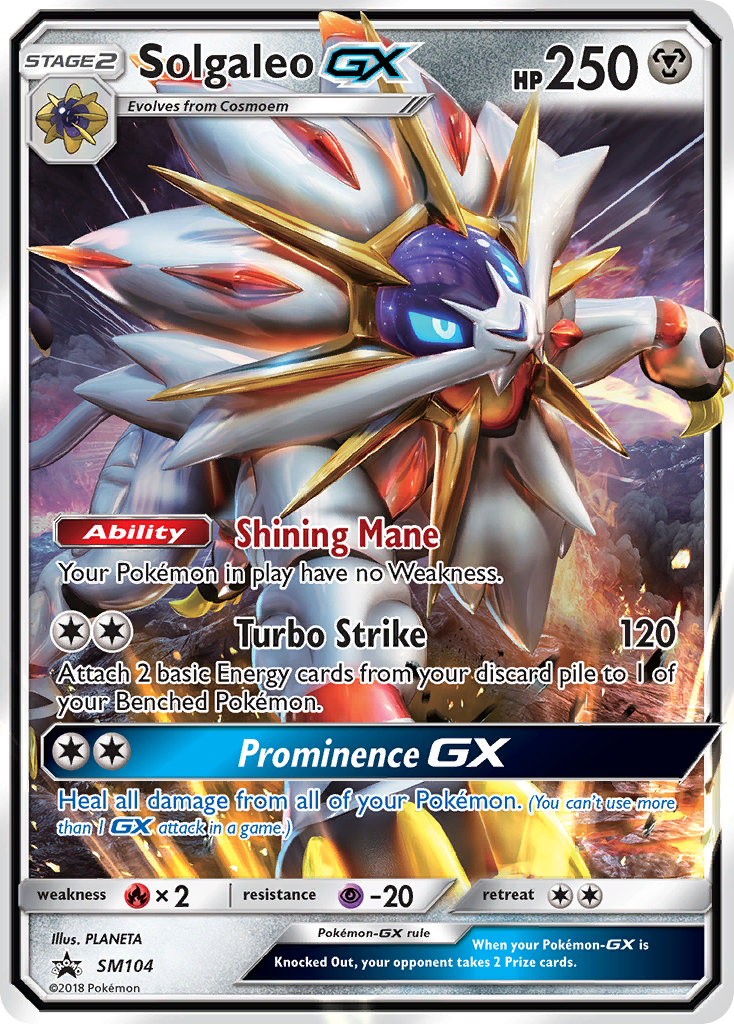 Solgaleo GX (SM104) [Sun & Moon: Black Star Promos] | Game Haven TX