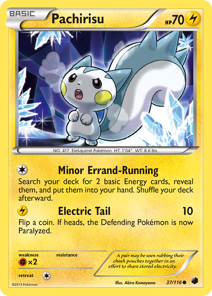 Pachirisu (37/116) [Black & White: Plasma Freeze] | Game Haven TX