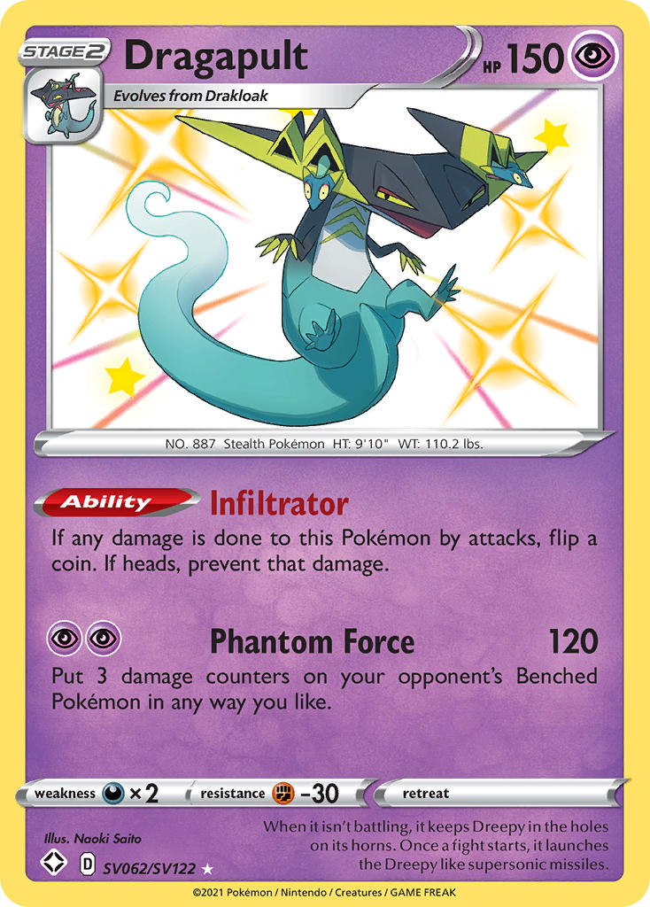 Dragapult (SV062/SV122) [Sword & Shield: Shining Fates] | Game Haven TX