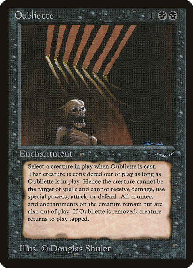 Oubliette (Dark Mana Cost) [Arabian Nights] | Game Haven TX