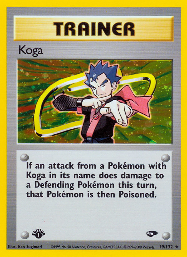 Koga (19/132) [Gym Challenge 1st Edition] | Game Haven TX