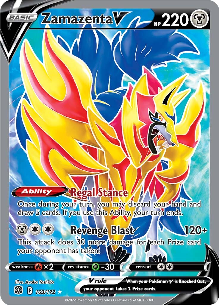 Zamazenta V (163/172) [Sword & Shield: Brilliant Stars] | Game Haven TX