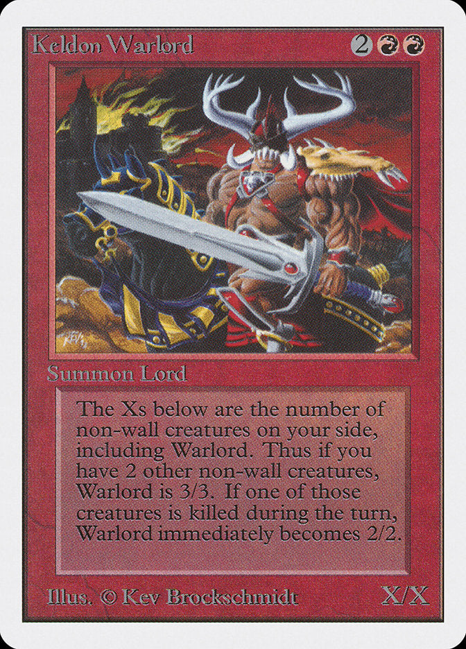 Keldon Warlord [Unlimited Edition] | Game Haven TX