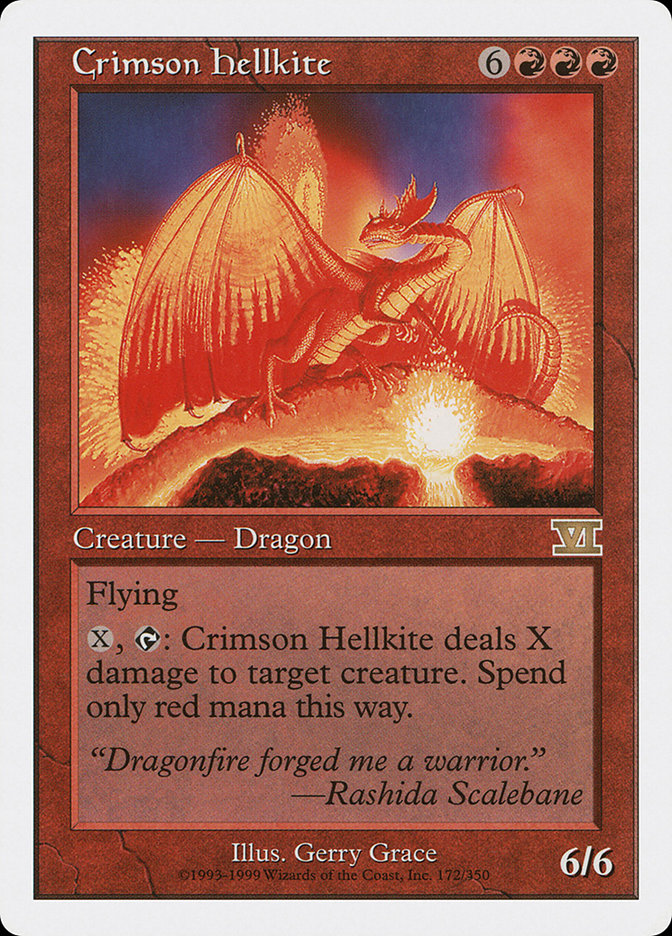 Crimson Hellkite [Classic Sixth Edition] | Game Haven TX