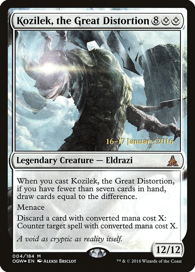 Kozilek, the Great Distortion [Oath of the Gatewatch Promos] | Game Haven TX