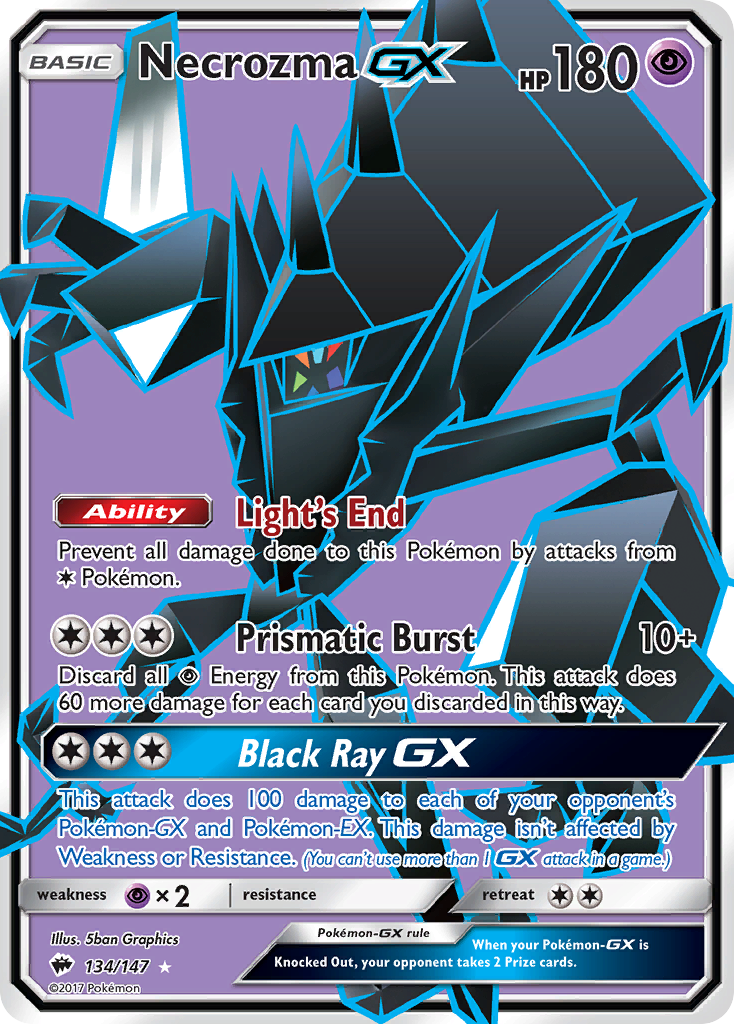 Necrozma GX (134/147) [Sun & Moon: Burning Shadows] | Game Haven TX