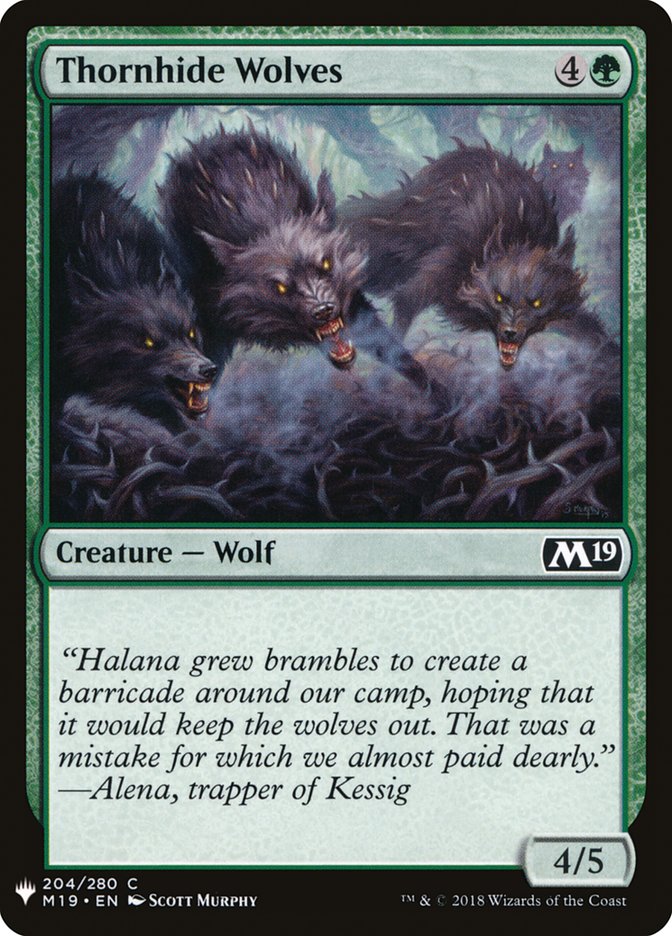 Thornhide Wolves [Mystery Booster] | Game Haven TX
