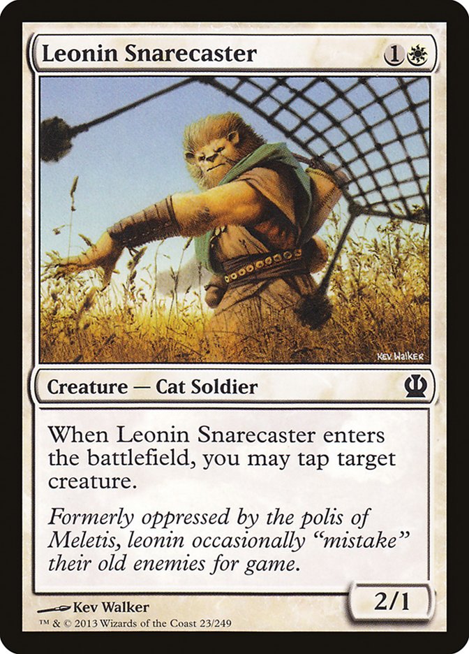 Leonin Snarecaster [Theros] | Game Haven TX