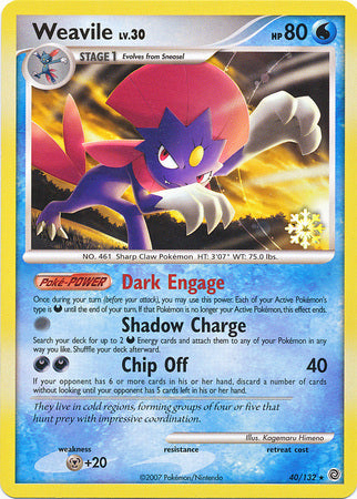 Weavile (40/132) [Countdown Calendar Promos] | Game Haven TX