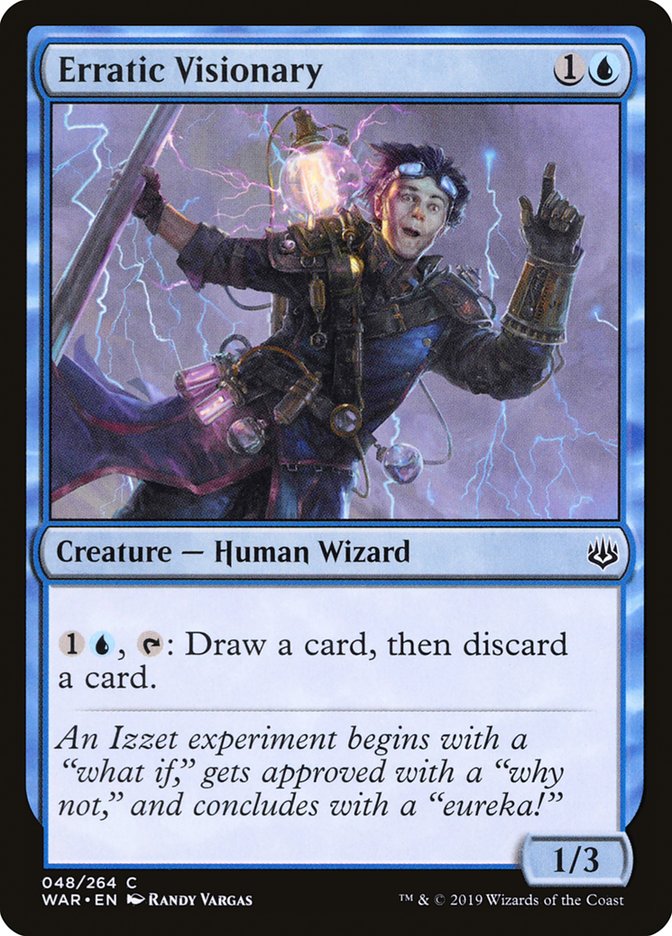 Erratic Visionary [War of the Spark] | Game Haven TX