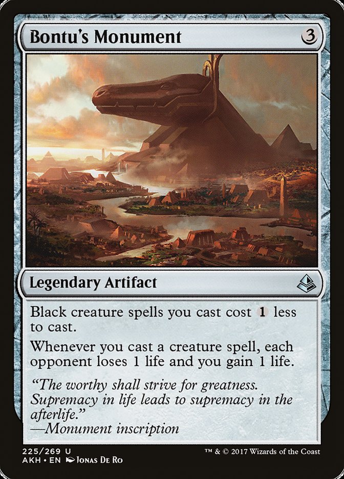 Bontu's Monument [Amonkhet] | Game Haven TX