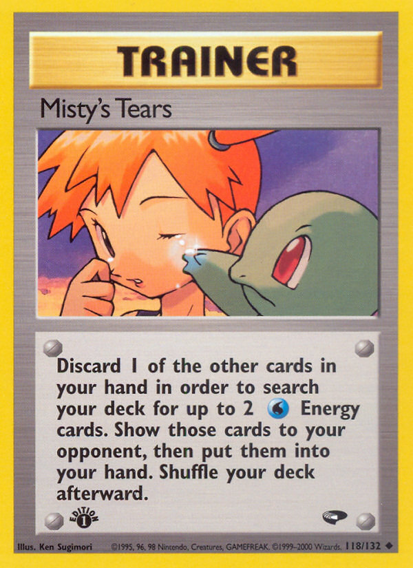 Misty's Tears (118/132) [Gym Challenge 1st Edition] | Game Haven TX