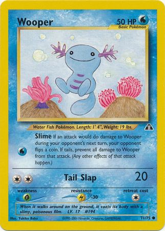Wooper (71/75) [Neo Discovery Unlimited] | Game Haven TX