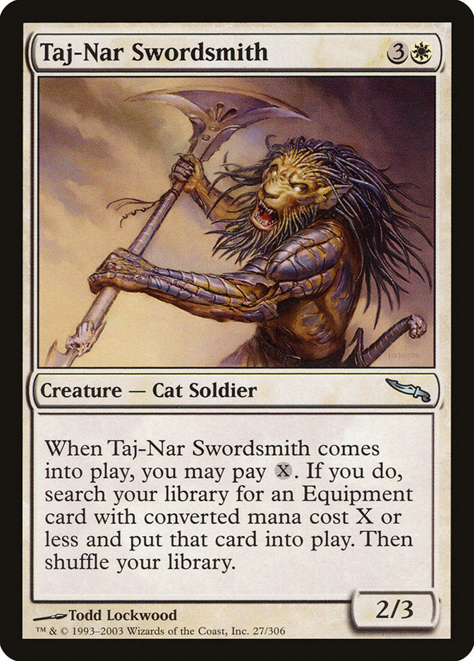 Taj-Nar Swordsmith [Mirrodin] | Game Haven TX
